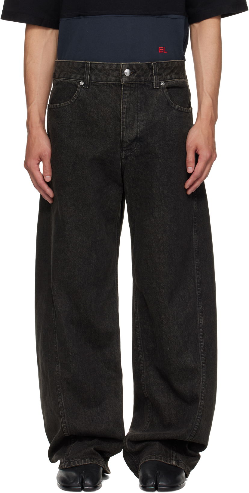 Jeans Eckhaus Latta Eckhaus Latta Bend Jeans Sort | 1225-EL-PF25-S