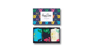 Sokker Happy Socks 3-Pack Mixed Dog Socks Gift Set Flerfarvet | XDOG08-0100, 4