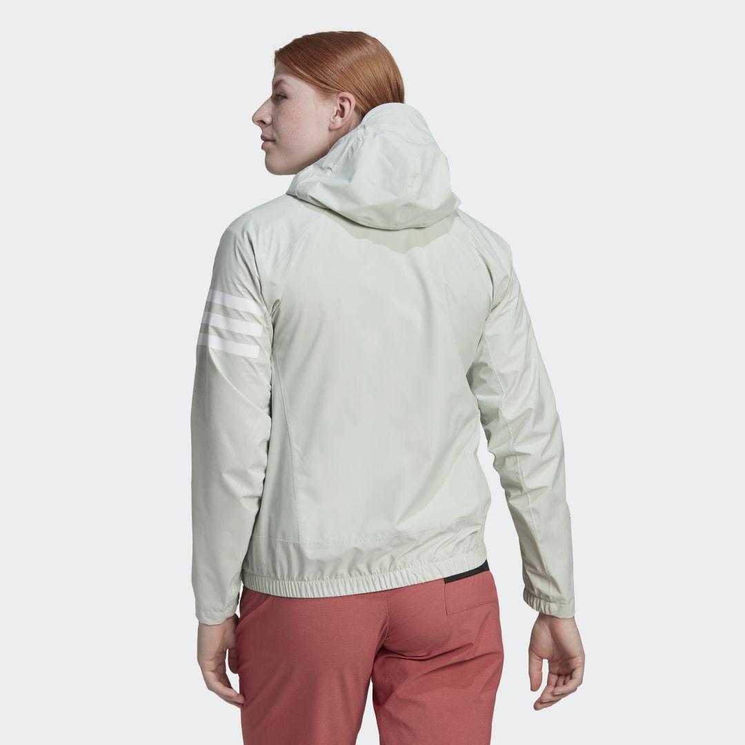 Vindjakke adidas Performance Terrex Utilitas Rain Jacket Grøn | HH9307, 1