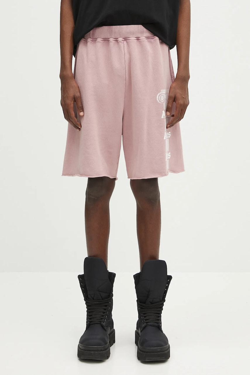 Shorts Aries Aries Aged Ancient Column Sweatshorts Lyserød | AR3003403, 0