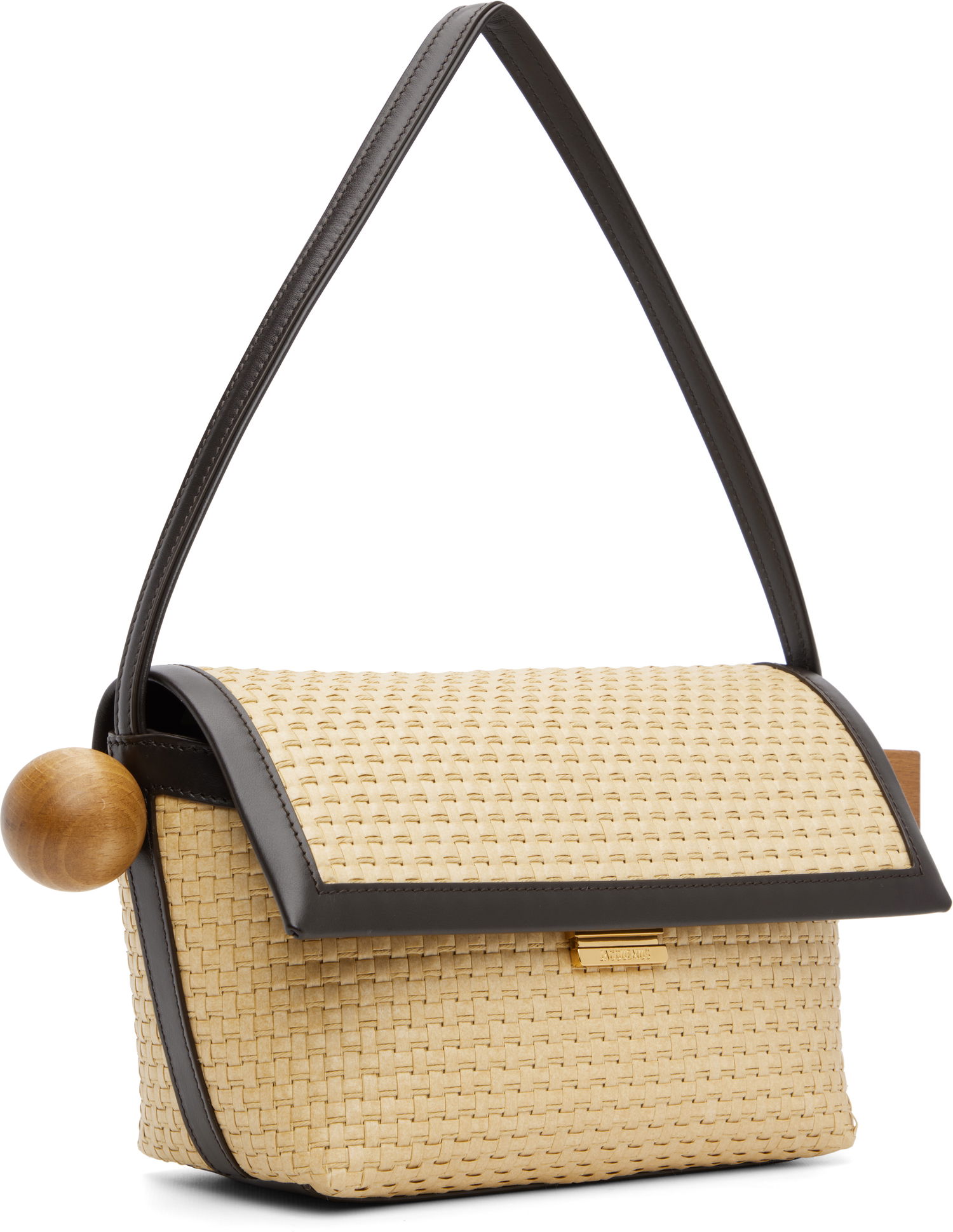 Skuldertaske Jacquemus Jacquemus La Croisière 'The Rond Carré' Shoulder Bag Beige | 25E243BA383-3239, 1