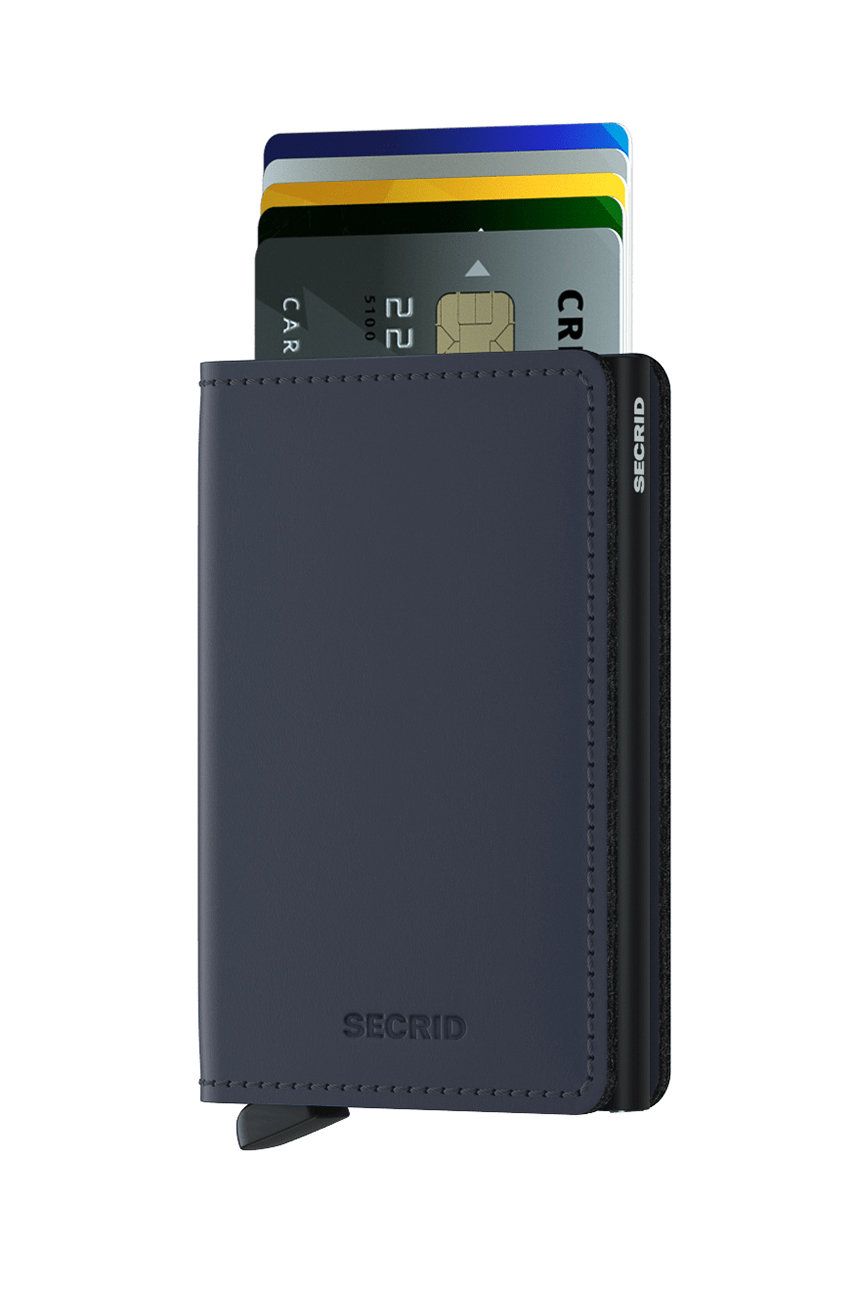 Tegnebog Secrid Secrid Slim Wallet Mørkeblå | SM.NIGHTBLUE, 1