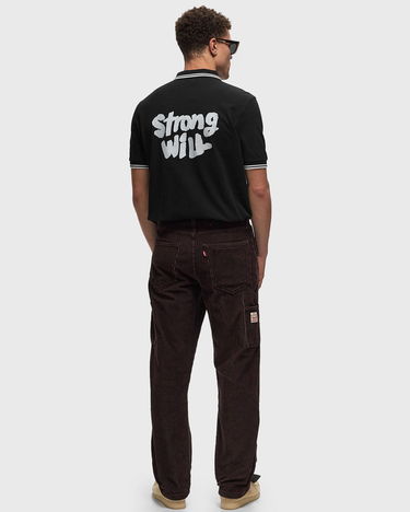 Polo skjorte Comme des Garçons Back Print Polo Black Sort | FN-T502-1, 1