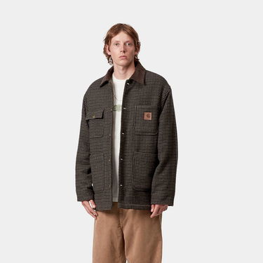 Frakker Carhartt WIP Lowis Chore Coat Houndstooth Flerfarvet | I035344_9, 0