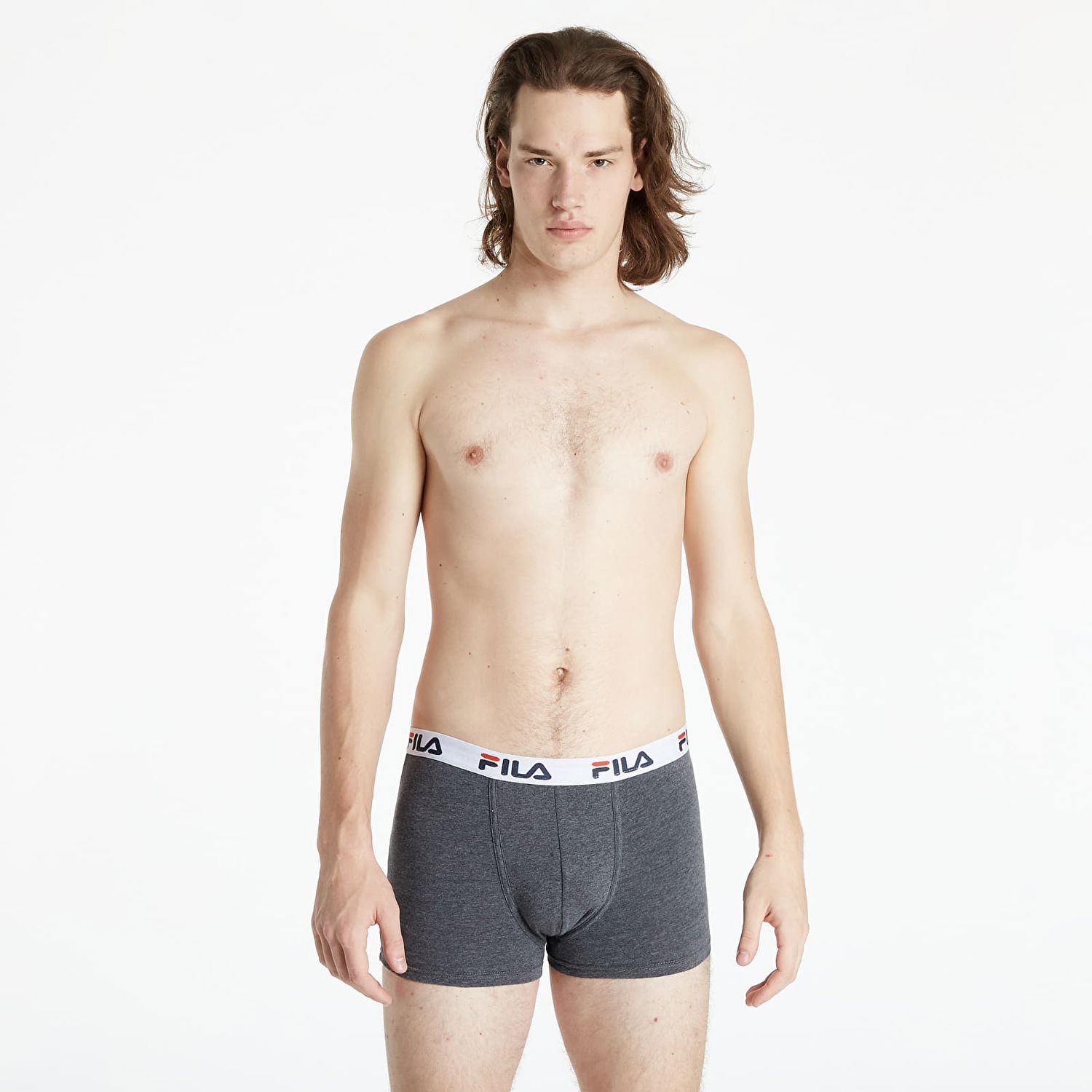 Boksere FILA Boxers 2-Pack Flerfarvet | FU5016/2 black anthracite, 0