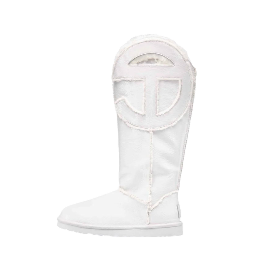 Sneakers og sko UGG Telfar x Logo Tall "Crinkle White" Hvid | 1155871-WHT