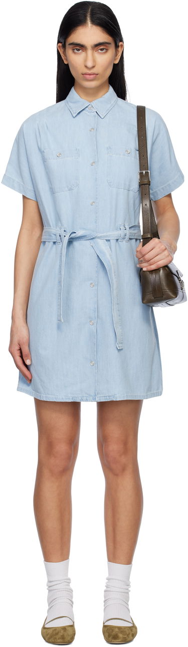 Kjole A.P.C. A.P.C. Suzanne Denim Minidress Blå | COGXX-F35121, 0