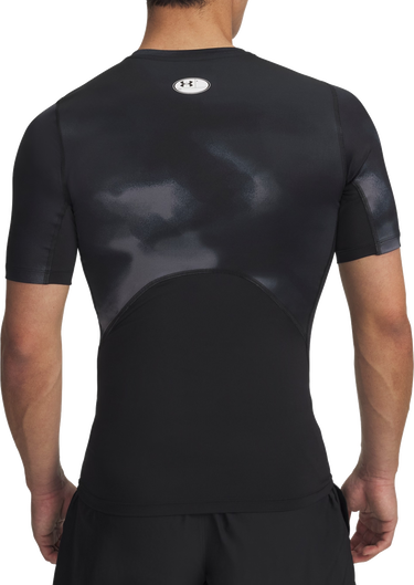 T-shirt Under Armour Under Armour HG Armour Printed Short Sleeve T-Shirt Sort | 1383321-003, 1