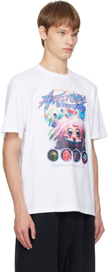 T-shirt Martine Rose Martine Rose Classic Fraggle Rock T-Shirt Hvid | 603JE01000E, 1