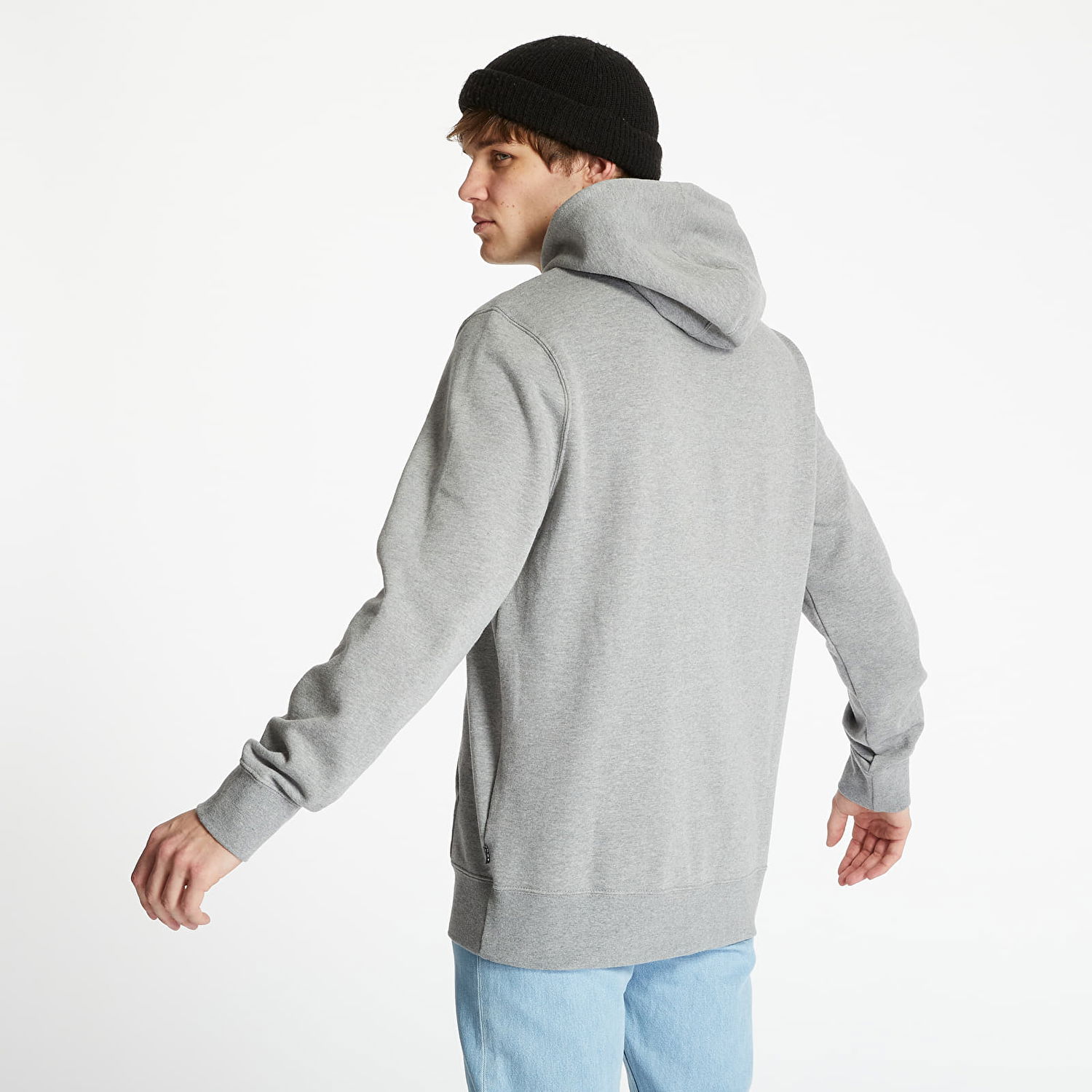Sweatshirt HUF Essentials OG Logo Hoodie Grå | PF00099 grey heather, 1