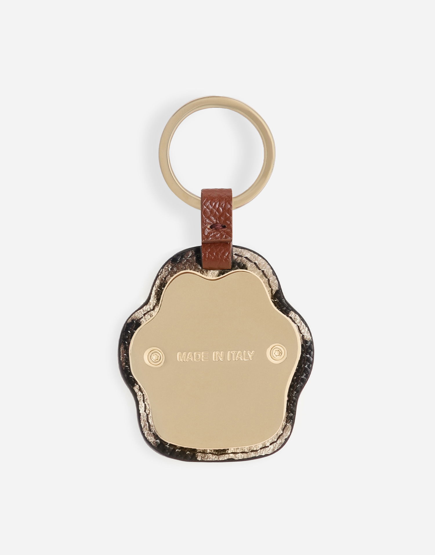 Nøgleringe Dolce & Gabbana Dolce & Gabbana Animal Print Paw Keychain Metalisk | BD0019A6456HA93M, 1