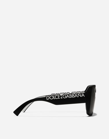 Solbriller Dolce & Gabbana Dg Logo Acetate Sunglasses Onesize Sort | VG6204VN1879V000, 2
