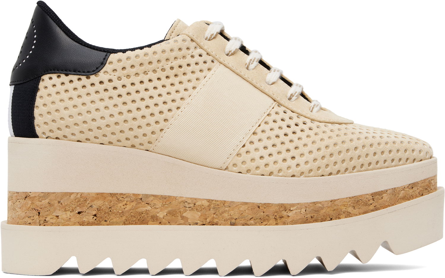Tøj Stella McCartney Stella McCartney Sneak-Elyse Platform Trainers Beige | 810542E00230, 0