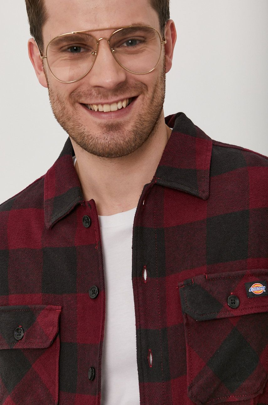 Skjorte Dickies Shirt Bourgogne | DK0A4XDZMR0, 0