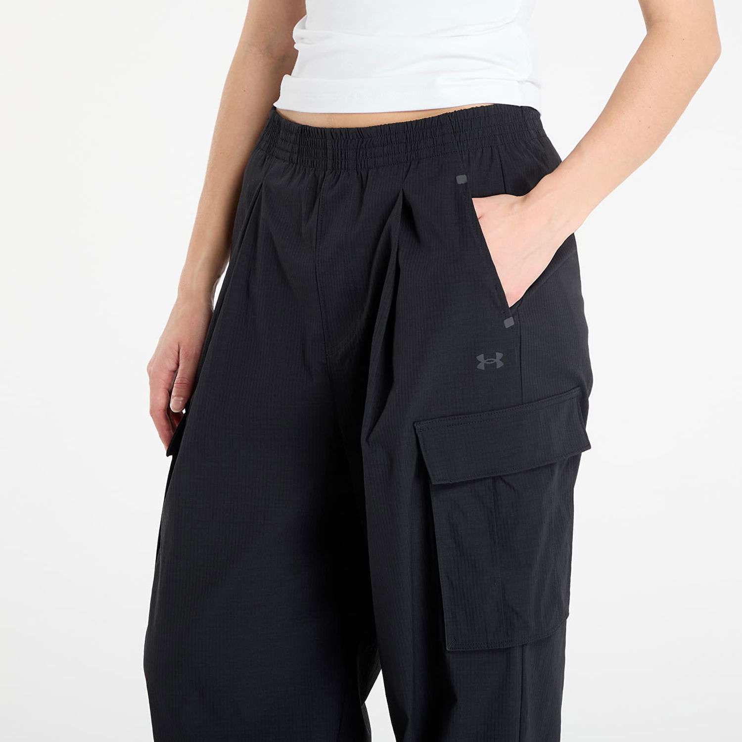 Cargo bukser Under Armour Under Armour Unstoppable Ripstop Cargo Pants Sort | 6007025-001, 1