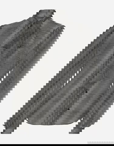 Skjorte Dolce & Gabbana Silk Chiffon Glen Plaid Print Shirt Flerfarvet | F5S61TIS1WDHH5GW, 0