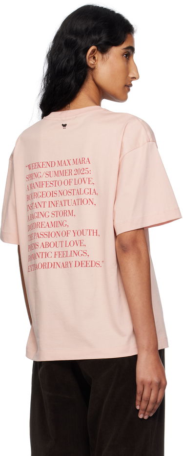 T-shirt Max Mara Weekend Max Mara Radura T-Shirt Lyserød | 2515971032600, 2
