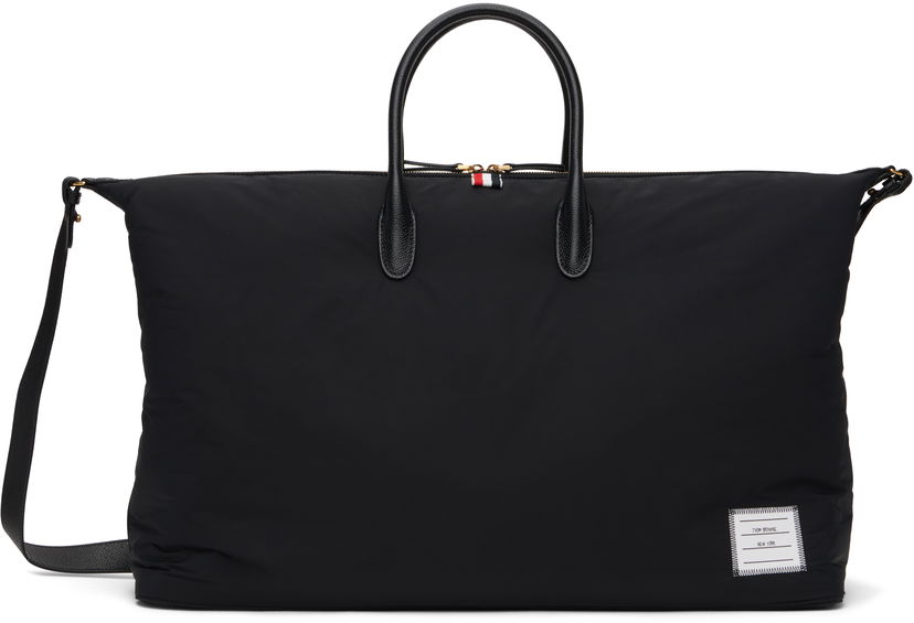 Rejsetaske Thom Browne Thom Browne Polly Twill Duffle Bag Sort | UAG219A-07259