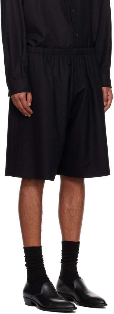 Shorts The Row Aimir Black Wool Shorts Sort | 779-W3301, 1