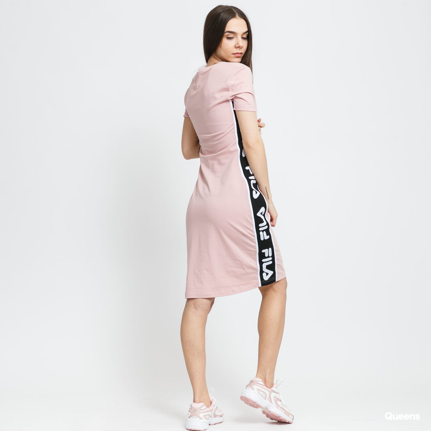 Kjole FILA Taniel Tee Dress Lyserød | 687697 B088, 1
