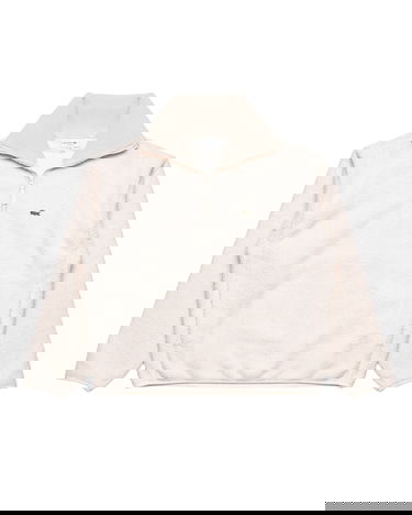 Sweatshirt Lacoste Lacoste High Zipped Neck Sweatshirt Beige | SH5500_XFJ, 4