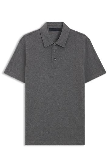 Polo skjorte BOSS BECKHAM polo shirt in cotton and silk Grå | 50554093