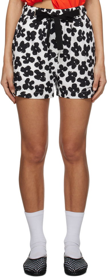 Shorts MSGM MSGM Floral Print Shorts Hvid | 3841MDB06AX 257153, 0