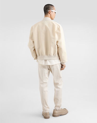 Bomberjakke Dolce & Gabbana Dolce & Gabbana Technical Fabric Bomber Jacket With Tag Beige | G9BNCTFUMNQW3789, 2