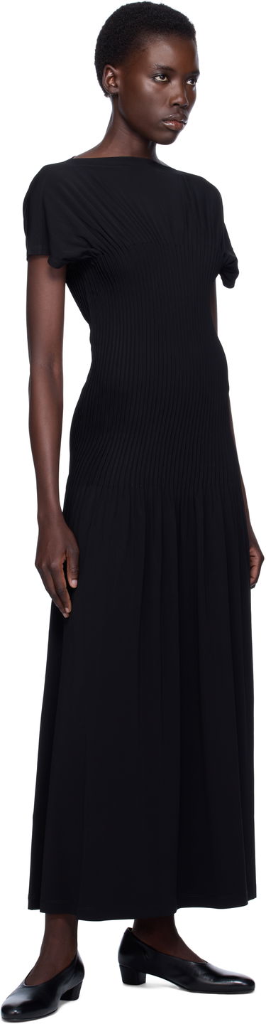 Kjole TOTEME TOTEME Everyday Midi Dress Sort | 252-WRD0188-FB0162, 3