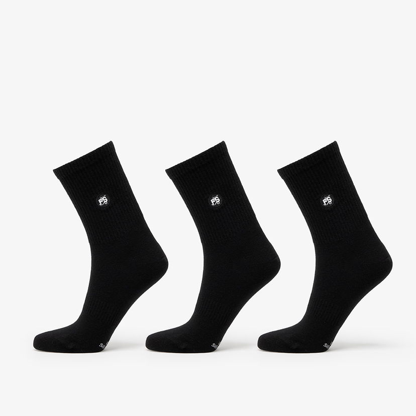 Sokker Footshop Short Socks 3-Pack Black Sort | FTSHP_371