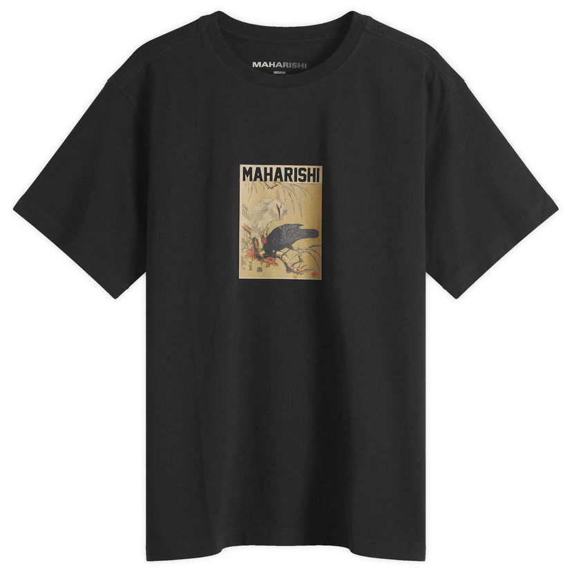 T-shirt Maharishi Maharishi Crow White Heron Graphic Tee Sort | 1493-BLK