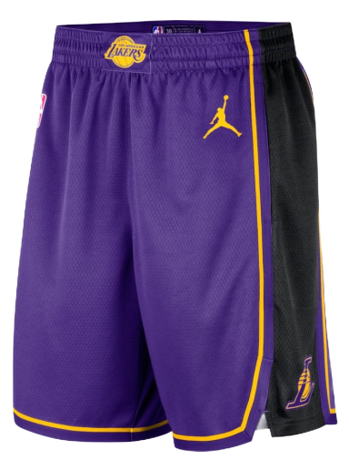 Shorts Jordan Dri-FIT NBA Los Angeles Lakers Statement Edition Swingman Basketball Shorts Lilla | DO9432-504
