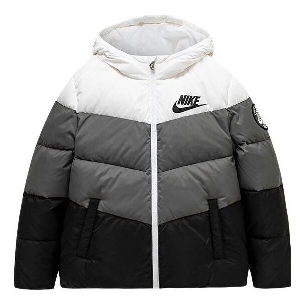 Puffer jakke Nike Colorblock Chevron Puffer Jacket Flerfarvet | NY2032191GS-006, 0