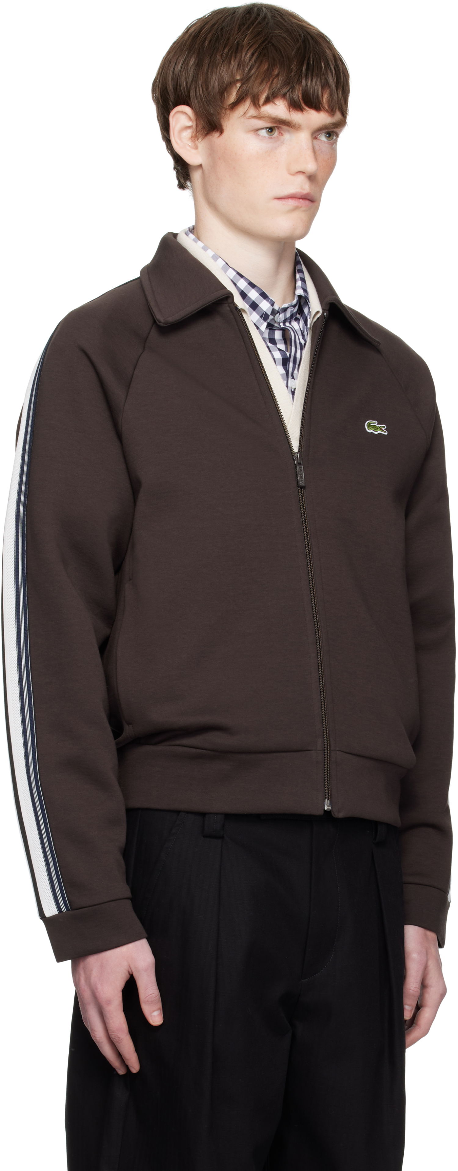 Sweatshirt Lacoste Zip-Up Sweatshirt Brun | SH5927_SKB, 1
