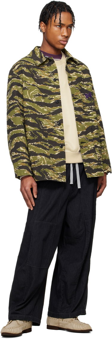 Skjorte Needles Needles D.N. Coverall Jacket Grøn | QV149, 3