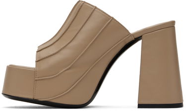 Tilbehør BY FAR BY FAR Brad Heeled Sandals Beige | 23PFBRAMTPNAP, 2