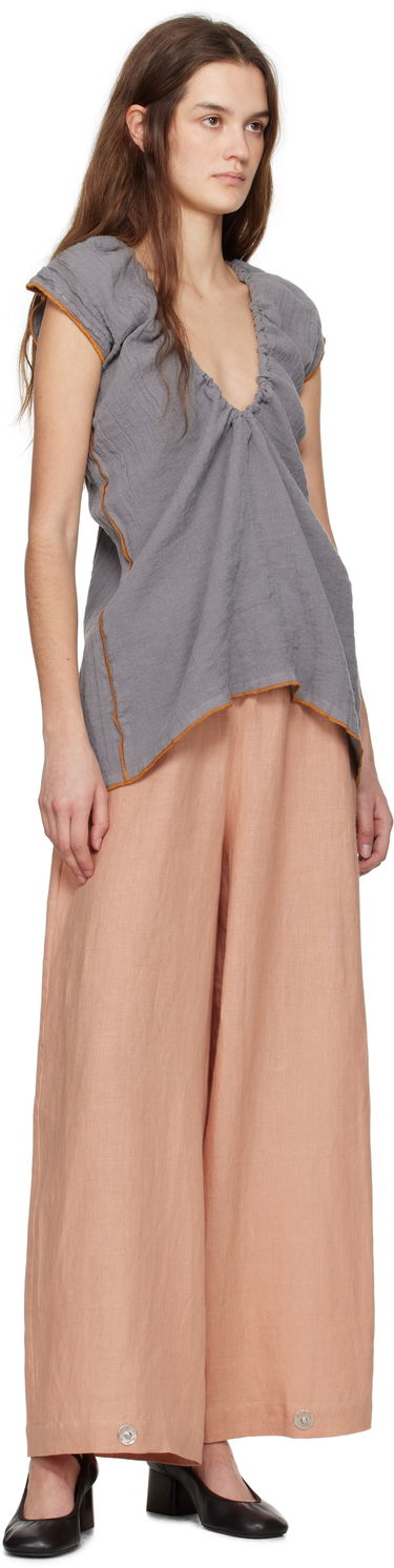 Tanktop Baserange Baserange Max Draped Blouse Grå | TOMX-LC-SP25, 3