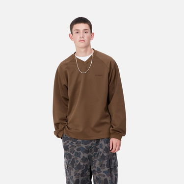 Sweatshirt Carhartt WIP Bolan V-Neck Sweatshirt Brun | I033925_9, 0
