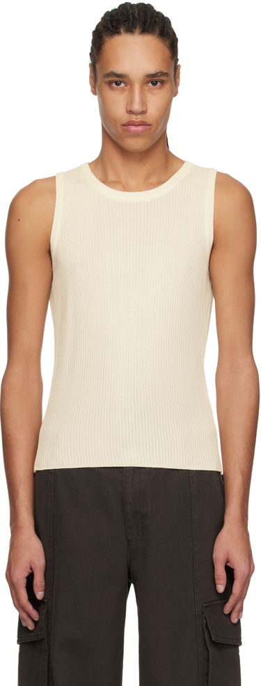 Tanktop Soulland Soulland Eleen Rib Knit Tank Top Beige | 42057-1306, 0