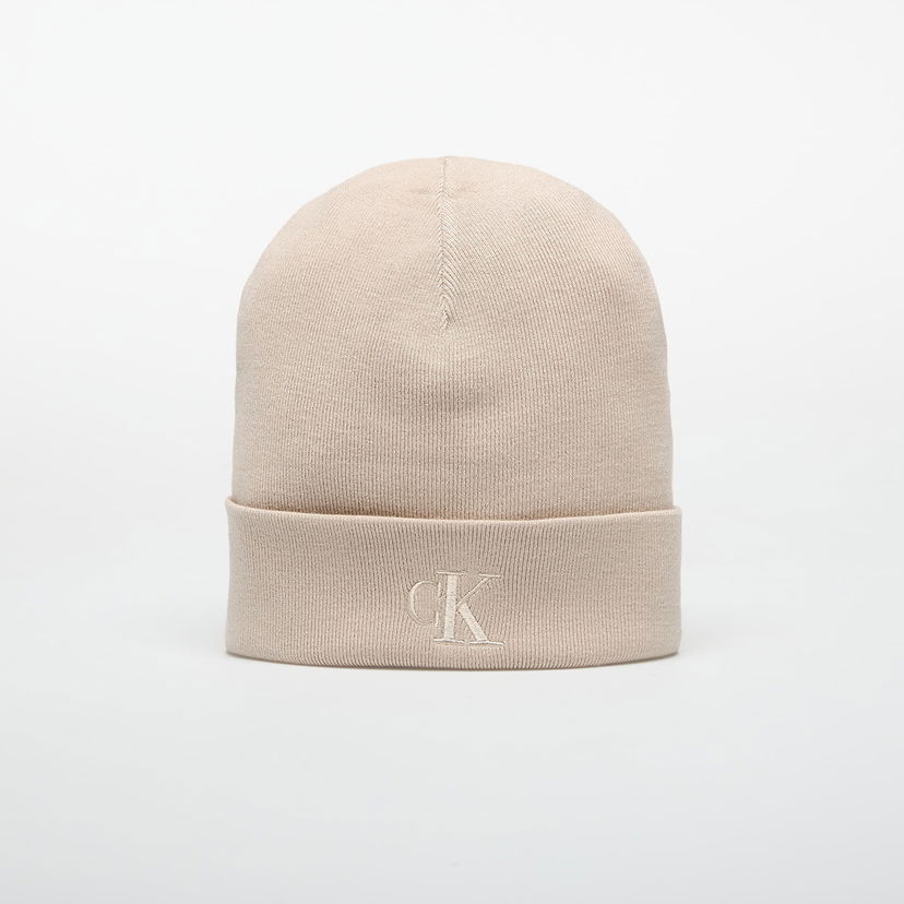 Beanie CALVIN KLEIN Fine Rib Beanie Universal Beige | LV04D8020G RMU