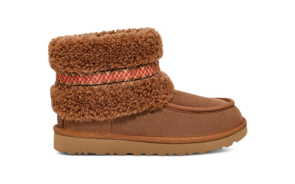 Sneakers og sko UGG Mini Heritage Braid "Hardwood" W Brun | 1148930-HWD, 0