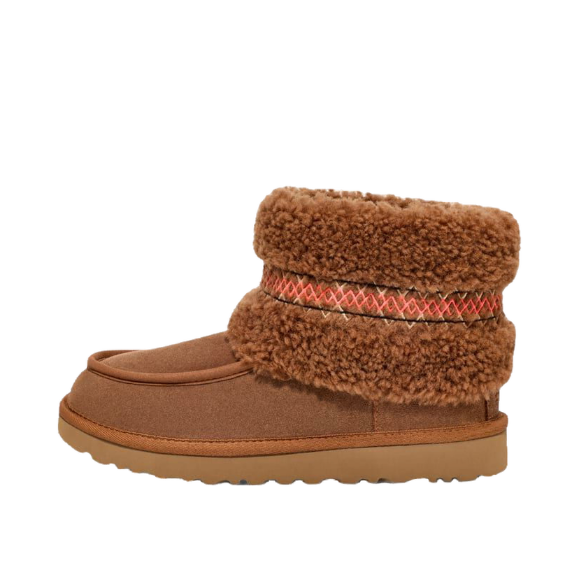 Sneakers og sko UGG Mini Heritage Braid "Hardwood" W Brun | 1148930-HWD