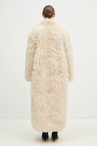 Frakker Fiorucci Women's Long Faux Fur Coat Hvid | U01FMOCO243FF02WH02, 2