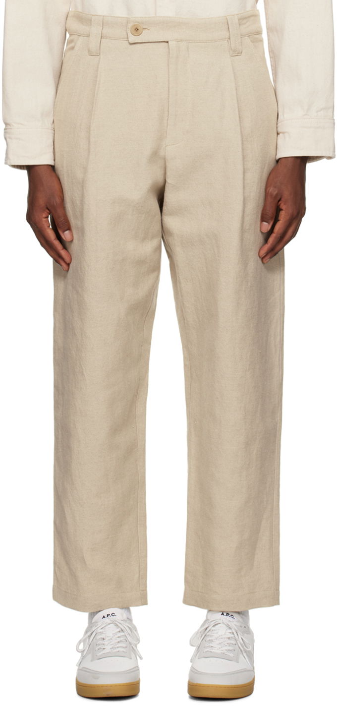 Bukser og jeans A.P.C. Beige Renato Beige | LIAEO-H08428, 0