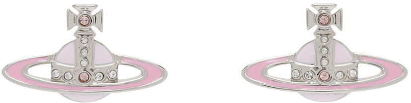Øreringe Vivienne Westwood Vivienne Westwood Small Neo Bas Relief Earrings Lyserød | 62010039-02P439-CN