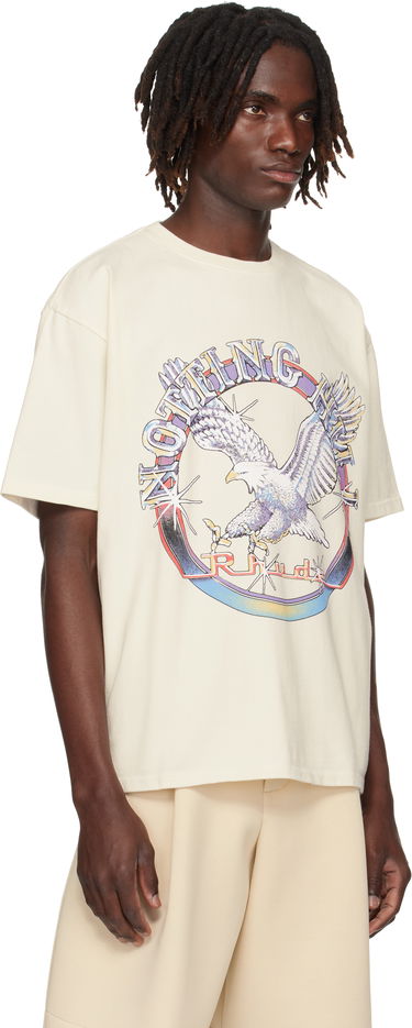 T-shirt Rhude Rhude 'Notting Hill' Graphic Eagle T-Shirt Beige | RHPF25TT13012, 4