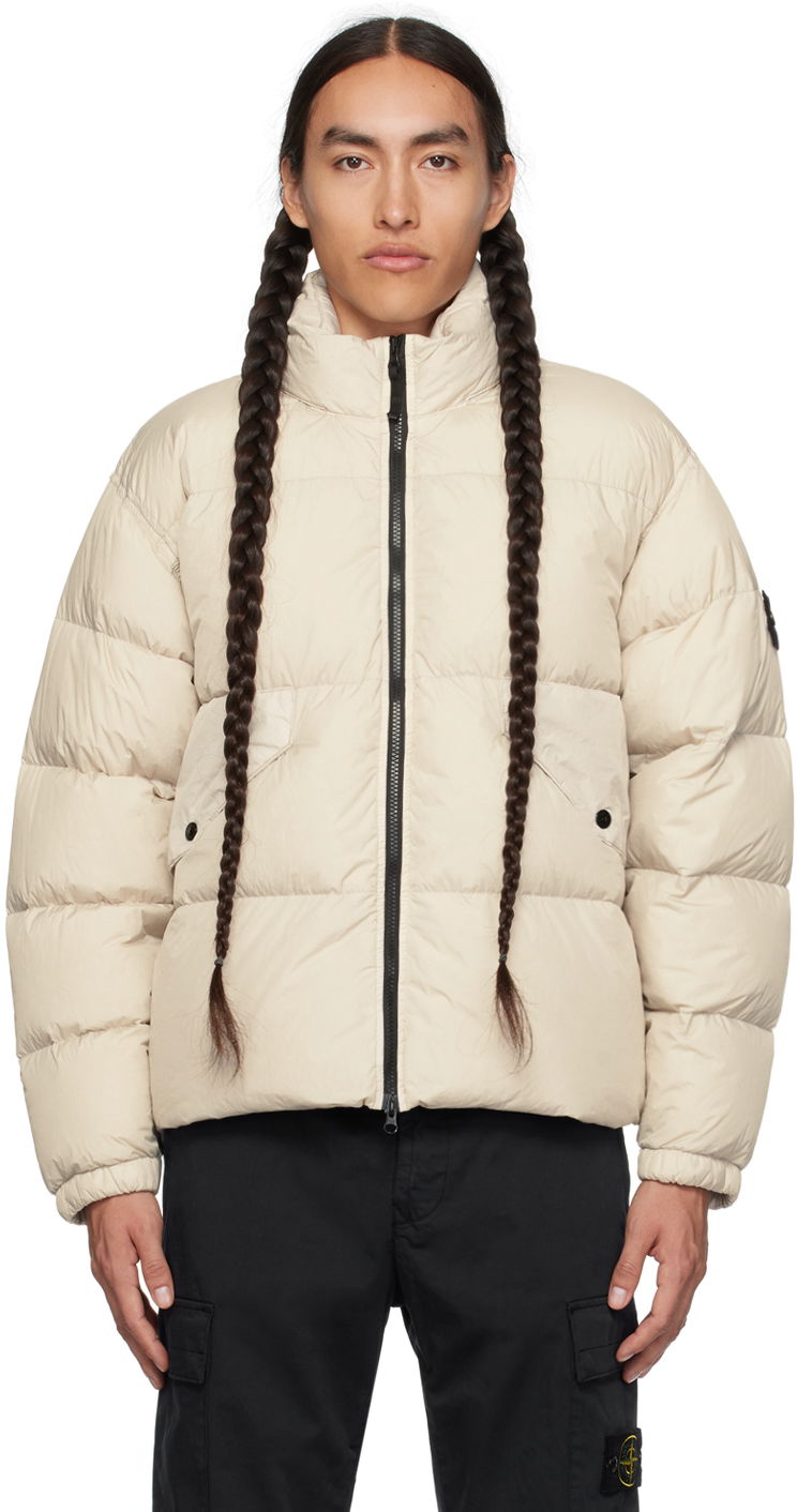 Jakke Stone Island Crinkled Beige | 791540623, 0