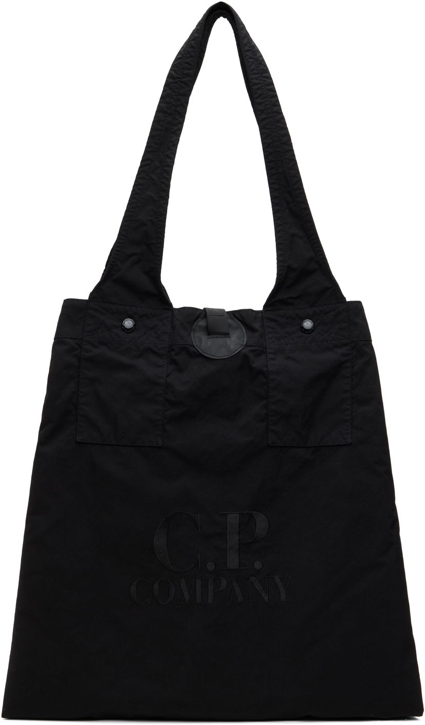Mulepose C.P. Company Twill Left Hand Logo Tote Bag Sort | 18CMAC054A-110305G