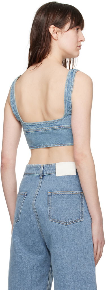 Tanktop Loulou de Saison Loulou de Saison Anet Denim Tank Top Blå | ANET, 2