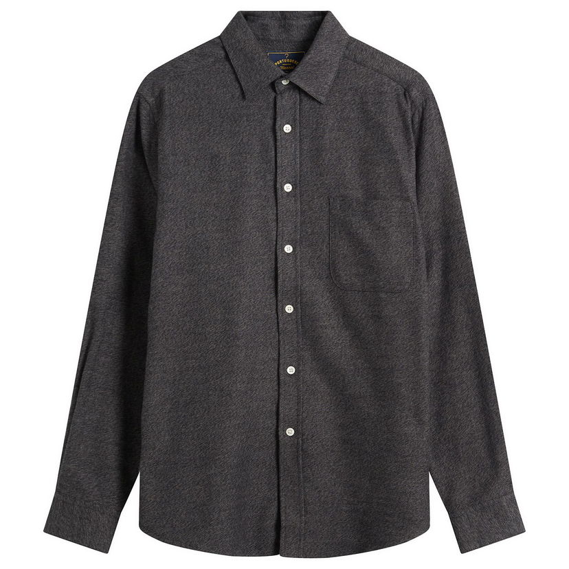 Skjorte Portuguese Flannel Teca Flannel Shirt Grå | AW25072-GRY